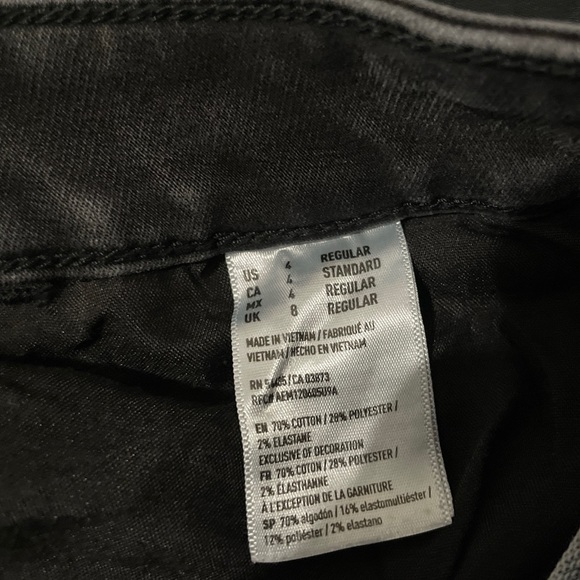 American Eagle two tone black and blue jeggings - Picture 12 of 12